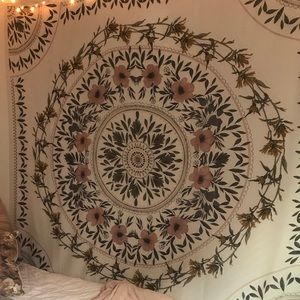 Urban Outfitters Floral Tapestry